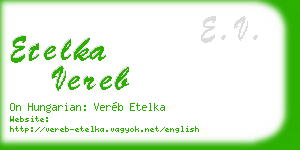 etelka vereb business card